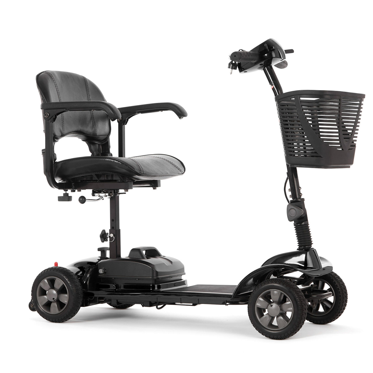 Lightweight aluminium eLite mobility Scooter in Black.jpg